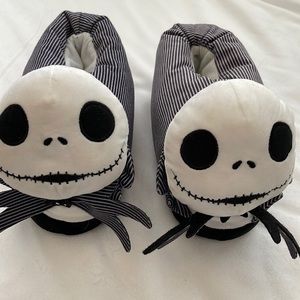 EUC Night Before Christmas Jack Skellington Slippers Size Small